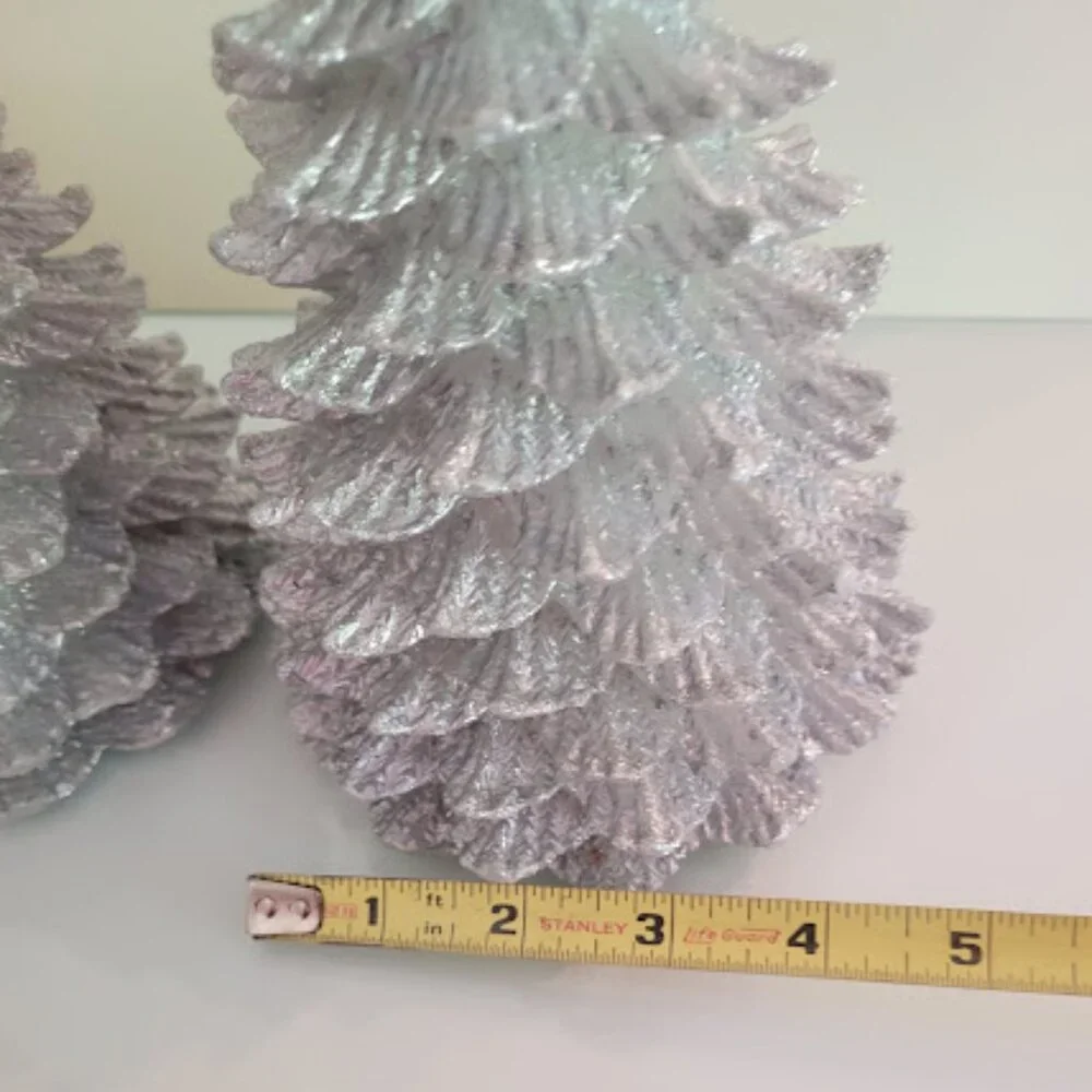 Silver Tree Candles